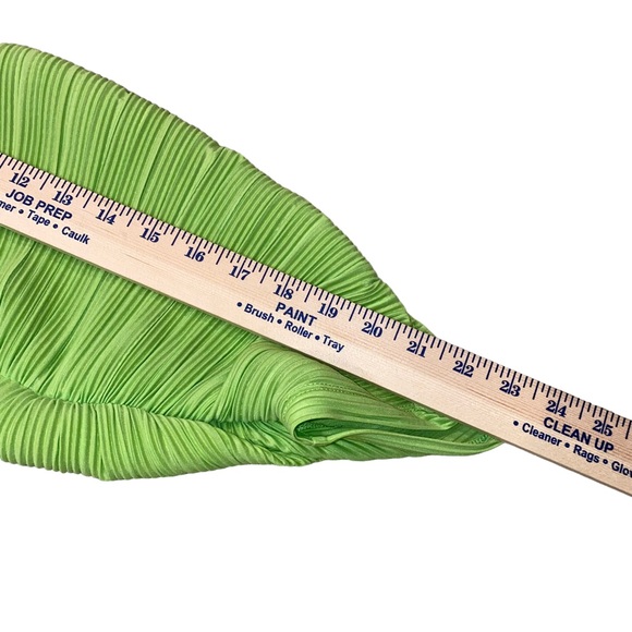 Lime Green Women's Crop Top - Picture 8 of 11